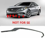 Front Bumper Lower Lip Molding Gray Grille Mustache For 2015-17 Sonata Non Se Gl. Fixed Price $96.21.