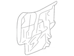 Genuine Audi Guide Bracket 4Z7-807-283-A. Fixed Price $14.07.