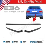 Bmw E36 Rear Bumper Trim Moulding Set 1990 1999 3-PIECE Kit. Fixed Price $129.85.