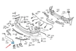 New Mercedes-benz W203 Front License Plate Holder A2038851881 Genuine. Fixed Price $154.58.