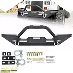 Front Bumper W/ D-rings & Led Lights Winch Plate For 1987-06 Jeep Wrangler Tj Yj. Fixed Price $138.18.