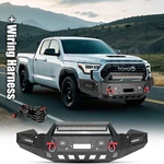 Aaiwa For 2022-2024 Toyota Tundra Steel Front Bumper With Winch Plate&led Lights. Fixed Price $686.15.