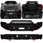 Vijay For 2020-2023 Gmc Sierra 2500/3500 Front Rear Bumper With Lights. Fixed Price $669.99.