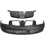 Bumper Cover And Grille Kit For 2004-2006 Nissan Sentra Base Front Piece. Fixed Price $156.15.