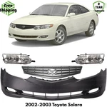 Front Bumper Cover Paintable & Grille Assembly Kit For 2002-2003 Toyota Solara. Fixed Price $379.41.