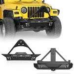 Stinger Front Rear Bumper W/winch Plate & Lights For 1997-2006 Jeep Wrangler Tj. Fixed Price $169.75.