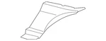 Genuine Audi Side Panel 8J0-807-082-B. Fixed Price $55.95.