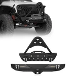 Stubby Width Front Rear Bumper W/led Lights & D-rings For Jeep Wrangler Jk 07-18. Fixed Price $508.58.