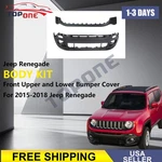 For 2015-2018 Jeep Renegade Front Upper And Lower Bumper Cover Set Fascia. Fixed Price $218.74.