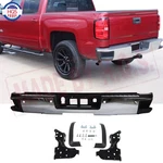 Chrome Rear Step Bumper W/ Sensor Hole For 14-18 Chevy Silverado Gmc Sierra 1500. Fixed Price $179.97.
