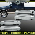 For 2002-2008 Dodge Ram 1500 03-09 2500-5500 Chrome 4 Door Handle Covers No Psk. Fixed Price $517.37.