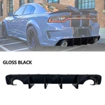Widebody Only Glossy Black Rear Bumper Diffuser Lip For 2020-2023 Dodge Charger. Fixed Price $114.99.