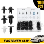100PCS Clip Trim Car Push Pin Rivet Bumper Door Panel Retainer Fastener Kit Y. Fixed Price $8.54.