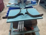 1938 Ford Front Bumper Brackets / Mounts Original Pair '39 Standard. Fixed Price $275.00.