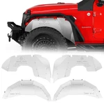 Aluminum Front / Rear Inner Fender Liners Sliver For 2018-2025 Jeep Wrangler Jl. Fixed Price $99.98.