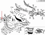 New Mercedes-benz Sl R231 Right Headlight Wiper Bracket Clip A2318690232. Fixed Price $49.32.