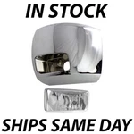 New Chrome Front Lh Bumper + Fog Light 2-PC Kit For 2007-2010 Chevy Silverado Hd. Fixed Price $130.99.