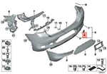 Bmw F39 X2 16D 18DX 18I 20DX Cover Towing Eye Rear 51127426436. Fixed Price $42.80.