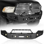 For 2013-2024 Ram 1500 + Classic Front Bumper W/winch Plate,led Lights. Fixed Price $439.32.
