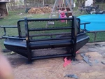 Dodge Ram 2500-3500 Front Grille Guard And Rear Bumper Set. Fixed Price $1600.00.