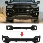Front Bumper Face Bar For 2016 2017 2018 Chevy Silverado 1500 W/ Fog Light Holes. Fixed Price $149.99.