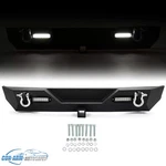 Rear Back Bumper W/ Led Lights &hitch Receiver For 1987-2006 Jeep Wrangler Yj Tj. Fixed Price $130.71.