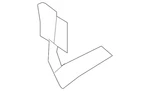 Genuine Volvo Impact Bar Strap 31335006. Fixed Price $25.19.