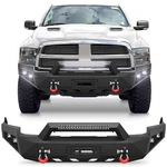 Steel Front Bumper With Winch Plate & Led Lights For 2009-2012 Dodge Ram 1500. Fixed Price $559.00.