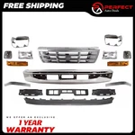 Front Bumper Chrome + Grille & Headlights Kit 1992-1996 Ford F-series/bronco. Fixed Price $760.00.