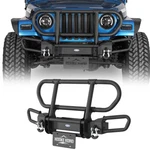 Front Grille Brush Bumper Guard W/ D-rings Fit 1987-2006 Jeep Wrangler Yj Tj. Fixed Price $239.79.