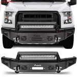 Front Bumper 2015-2017 Ford F-150 Xlt W/d-ring+winch Plate+led Light. Fixed Price $868.99.