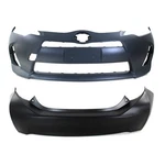 For Toyota Prius 2012-2014 Bumper Covers Front And Rear Set Of Primed. Fixed Price $380.38.