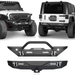 Steel Front Bumper Or Rear W/ Led Lights Fit 2007-2018 Jeep Wrangler Jk. Fixed Price $209.98.