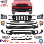 Front Primed Bumper Kit W/ Grille For 2001-2004 Toyota Tacoma 4WD. Fixed Price $459.76.
