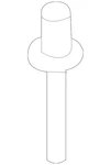 Genuine Nissan Bumper Cover Rivet 68399-AD000. Fixed Price $10.84.
