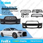 Complete Front Bumper Assembly For Dodge Charger To SRT8 STYLE(2008-2014). Fixed Price $454.50.