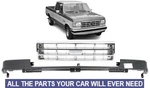 Bumper Trim 1987-1991 Ford F-150 Front Upper Between And Grille. Fixed Price $220.65.