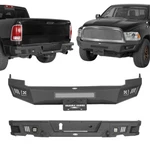 Off-road Front Rear Bumper W/led Lights For 2009 2010 2011 2012 Dodge Ram 1500. Fixed Price $788.36.