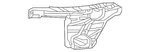 Genuine Audi Side Bracket 4J3-807-126. Fixed Price $69.85.
