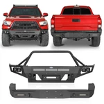 Textured Steel Front Or Rear Bumper W/ Light Fit 2016-2023 Toyota Tacoma 3RD Gen. Fixed Price $349.57.