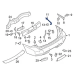 For Nissan Armada 2017-2024 852701LA0B Right Outer Bumper Cover Brace. Fixed Price $14.61.