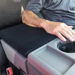 Black Center Console Lid Armrest Jump Seat Cover 2015-2019 Ford F-150 Oxilam. Fixed Price $16.14.