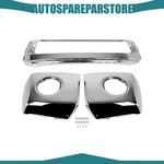Front Bumper Fits 07-13 Toyota Tundra Chrome Steel W/o Sensor Holes Split. Fixed Price $204.80.