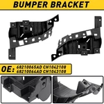 2X Face Bumper Bracket Bar Retainer Mounting For Cherokee Overland 2016-2018. Fixed Price $29.99.