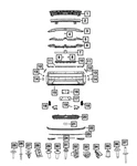 Genuine Mopar Fascia Applique 7LJ40DX8AB. Fixed Price $128.80.