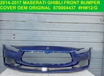 2014-2017 Maserati Ghibli Front Bumper Cover Oem Original 670004437. Fixed Price $1499.50.