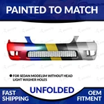 New Painted 2001-2005 Lexus IS300 Unfolded Front Bumper W/o Hl Washer Holes. Fixed Price $482.98.