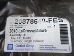 (local Pickup Only) Rear Bumper Tailpipe Below Cover Opt UD7 Fits 10-13 Lacrosse. Fixed Price $174.90.