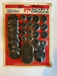 Scott Drake Front Bumper Guards, Part Number: C5ZZ-17996/7-CB. New In Package.. Fixed Price $23.00.