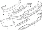 Genuine Nissan Bumper Impact Bar Bracket 85221-7BA0A. Fixed Price $58.06.
